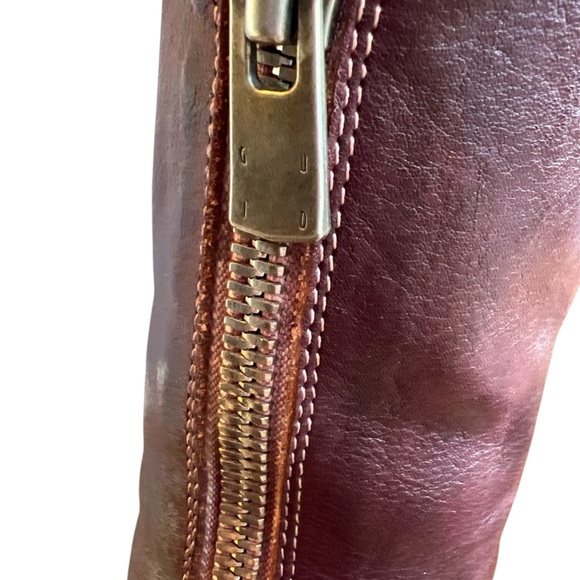 Guidi Front Zip 310 Soft Horse Leather Boots Cherry Cola Red Size 36/US Size 6 - Picture 3 of 8